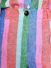 Boden Green Westbourne Linen Shorts - Image 4 of 6
