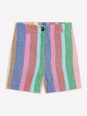 Boden Green Westbourne Linen Shorts - Image 6 of 6