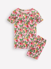 Boden Pink 100% Cotton Snug Short John Pyjamas - Image 1 of 1