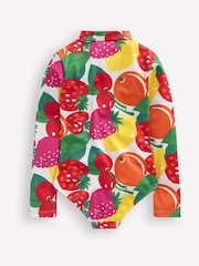 Boden Red Long-Sleeved Swimsuit - Image 3 of 4