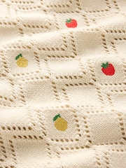 Boden Cream 100% Cotton Enid Embroidered Jumper - Image 7 of 7