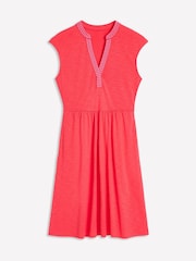 Boden Red Chloe Embroidered Short Dress - Image 5 of 5