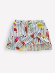 Boden Blue Dark 100% Cotton Tiered Jersey Skort - Image 1 of 3
