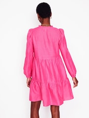 Boden Pink Esme Linen Short Dress - Image 3 of 6