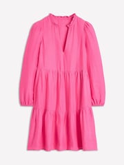 Boden Pink Esme Linen Short Dress - Image 6 of 6