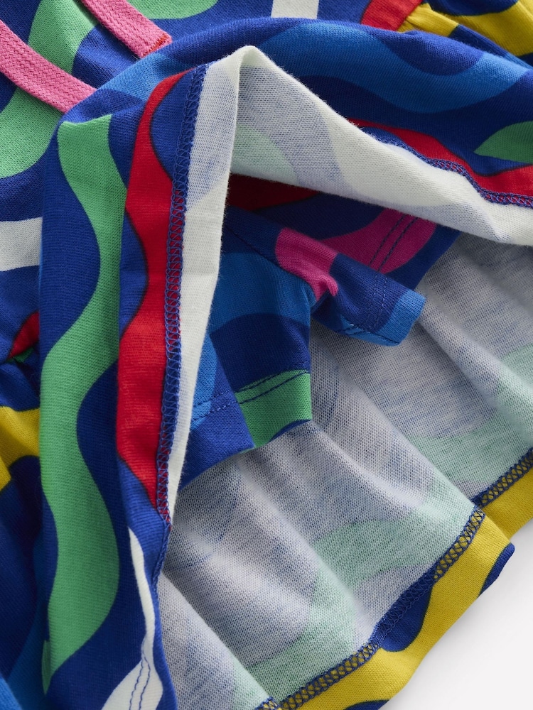 Boden Blue 100% Cotton Tiered Jersey Skort - Image 3 of 3 Boden Blue 100% Cotton Tiered Jersey Skort - Image 3 of 3