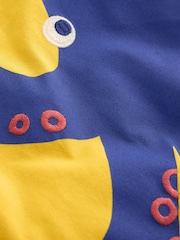 Boden Yellow Octopus Fun Graphic 100% Cotton T-Shirt - Image 5 of 5