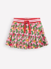 Boden Pink 100% Cotton Pleated Jersey Skort - Image 2 of 4