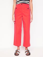 Boden Red Patch Pocket Chino Trousers - Image 3 of 5