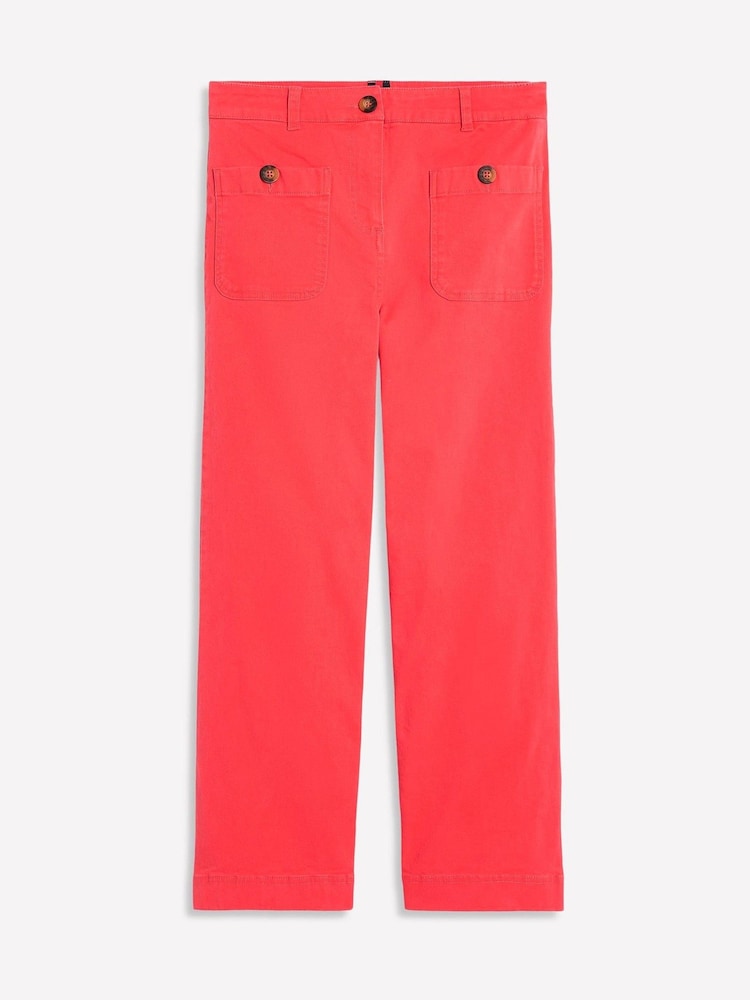 Boden Red Patch Pocket Chino Trousers - Image 5 of 5