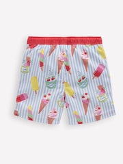 Boden Blue Swim Shorts - Image 3 of 4