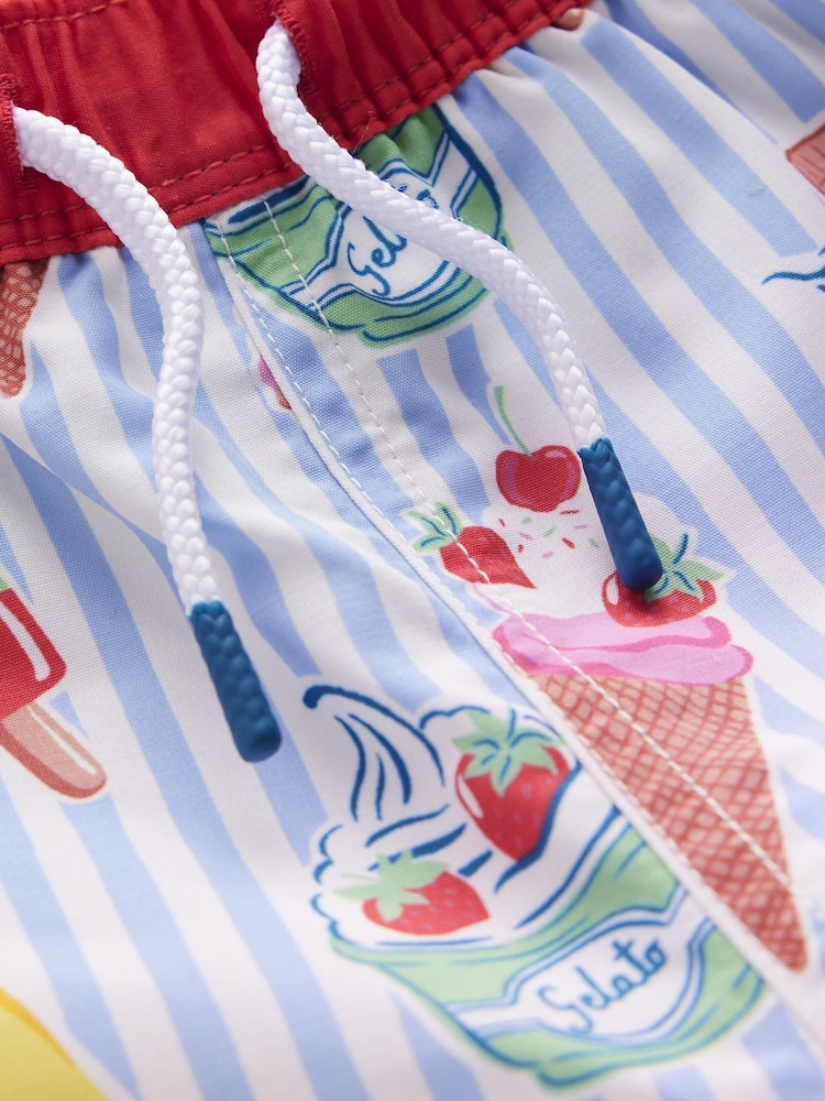 Boden Blue Swim Shorts - Image 4 of 4 Boden Blue Swim Shorts - Image 4 of 4