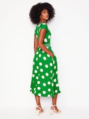 Boden Green Melanie Jersey Midi Dress - Image 3 of 6