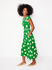 Boden Green Melanie Jersey Midi Dress - Image 5 of 6