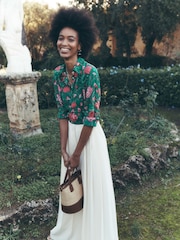 Boden Green Sienna Silk Shirt - Image 1 of 1