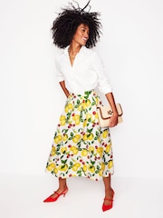 Boden Red Verity Midi Skirt - Image 1 of 5