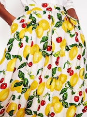 Boden Red Verity Midi Skirt - Image 2 of 5