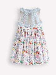 Boden Cream Harlow Back Detail 100% Cotton Dress - Image 2 of 3
