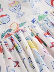 Boden Cream Harlow Back Detail 100% Cotton Dress - Image 3 of 3