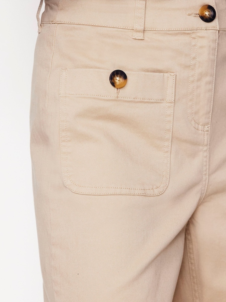 Boden Natural Patch Pocket Chino Trousers - Image 5 of 6