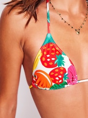 Boden Red Symi String Bikini Top - Image 2 of 6
