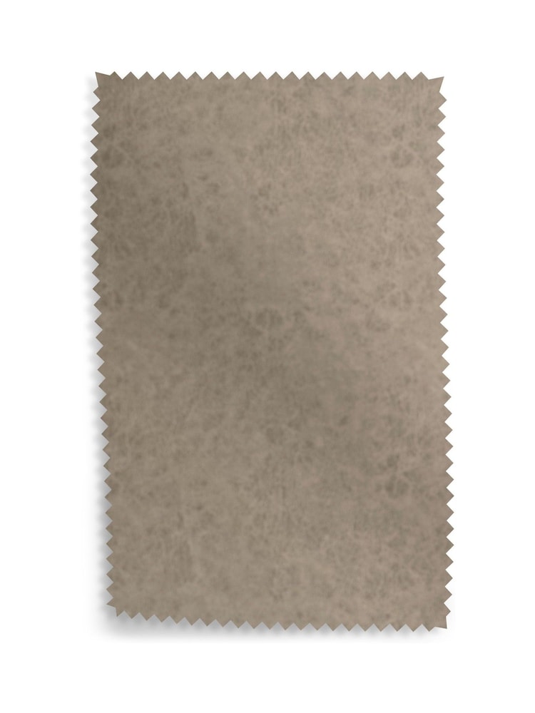 Set of 2 Monza Faux Leather Mink Natural Black Leg Turner Dining Chairs - Image 9 of 9