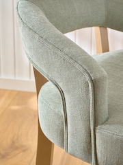 Soft Texture Sage Green Remi Bar Stool - Image 2 of 7