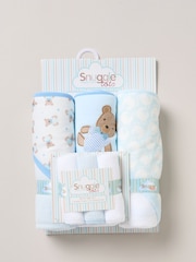 Snuggle Tots Hooded Towels and Wash Cloths 3 Pack - Image 1 of 3