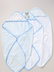 Snuggle Tots Hooded Towels and Wash Cloths 3 Pack - Image 2 of 3