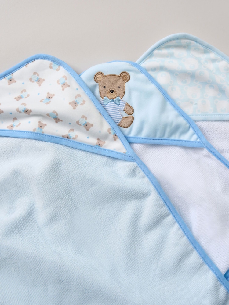Snuggle Tots Hooded Towels and Wash Cloths 3 Pack - Image 3 of 3