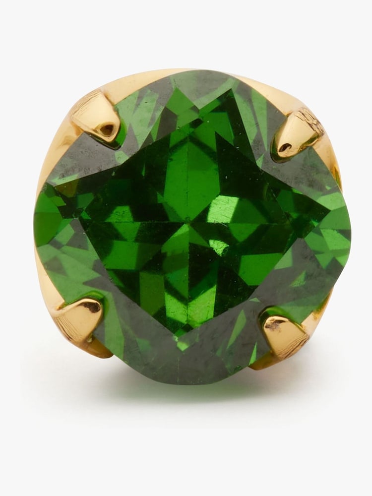 kate spade new york Gold Tone 10mm Green Flower Earrings - Image 2 of 3 kate spade new york Gold Tone 10mm Green Flower Earrings - Image 2 of 3
