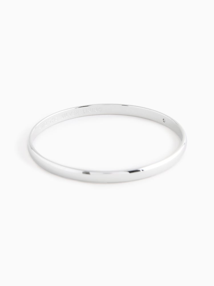 kate spade new york Silver Tone Lining Bracelet - Image 1 of 3