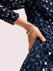 kate spade new york Silver Tone Lining Bracelet - Image 3 of 3