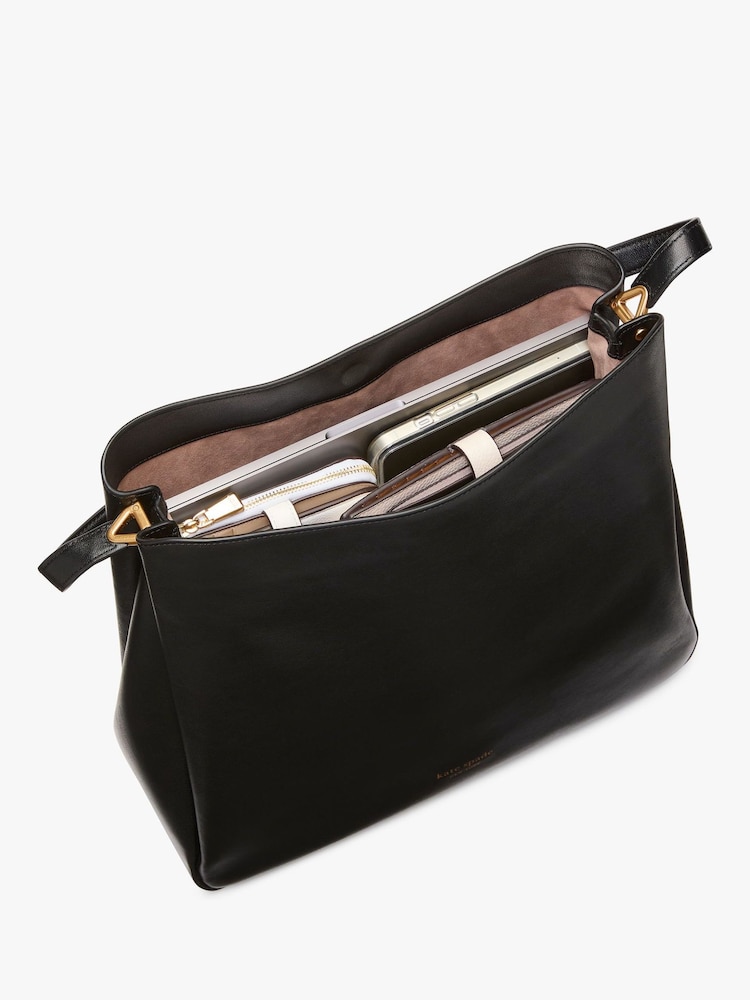 kate spade new york Large Grace Hobo Black Bag - Image 2 of 5 kate spade new york Large Grace Hobo Black Bag - Image 2 of 5
