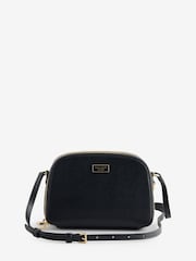 kate spade new york Serena Double Zip Dome Black Cross-Body Bag - Image 1 of 5