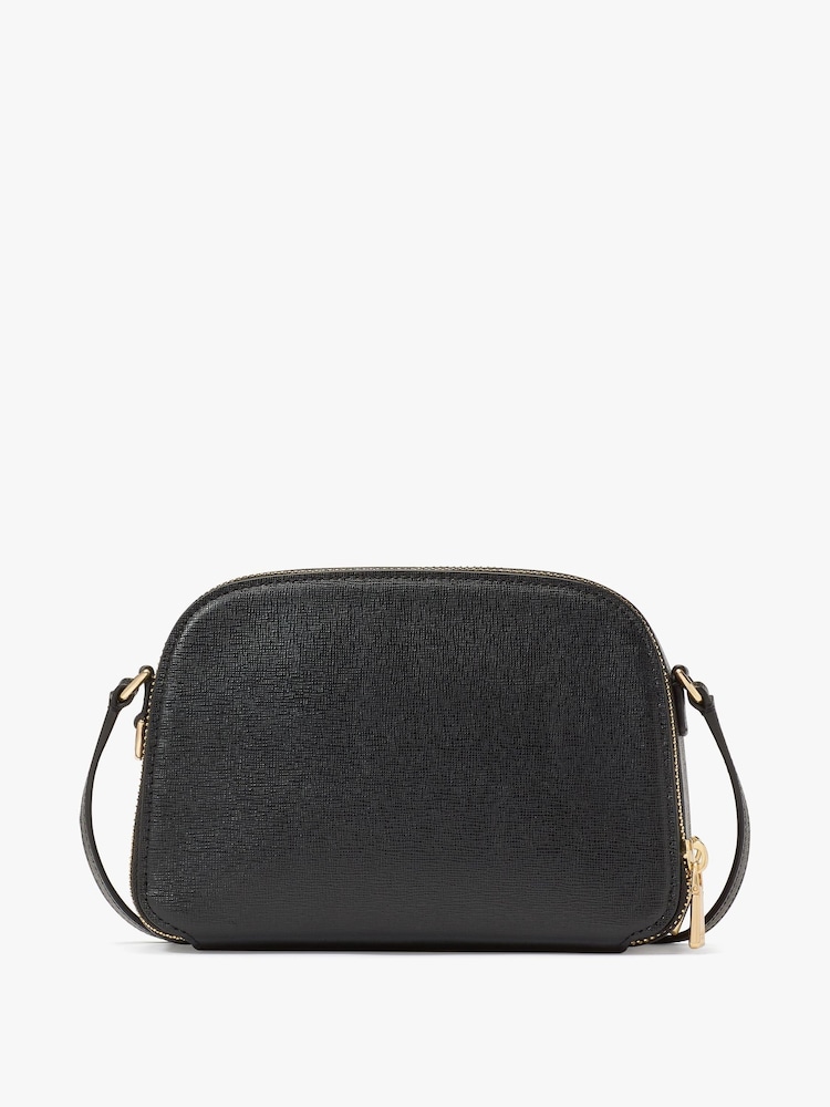 kate spade new york Serena Double Zip Dome Black Cross-Body Bag - Image 2 of 5