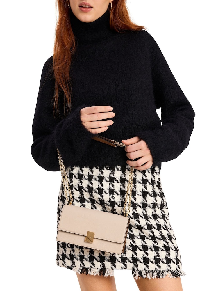 kate spade new york Deco Mini Flap Chain Cross-Body White Bag - Image 1 of 6