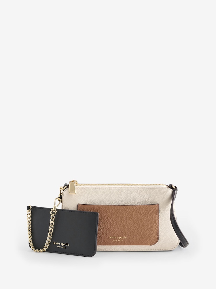 kate spade new york Black Ava 2 In 1 Pochette Bag - Image 1 of 2 kate spade new york Black Ava 2 In 1 Pochette Bag - Image 1 of 2