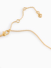 kate spade new york Gold Tone June Pendant White Necklace - Image 2 of 2
