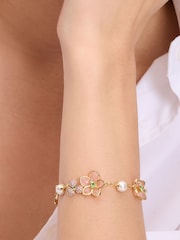 kate spade new york Gold Flower Bracelet - Image 4 of 4