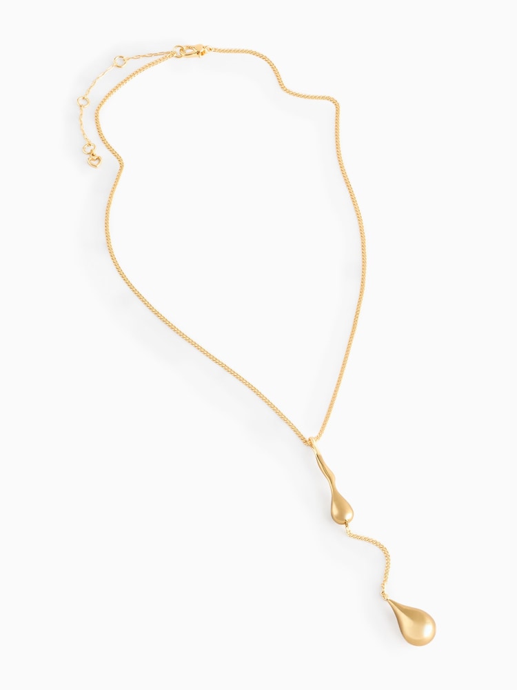 kate spade new york Gold Tone Lariat Necklace - Image 1 of 3