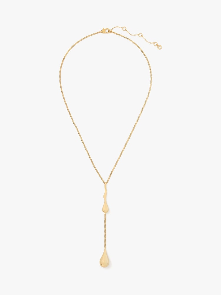 kate spade new york Gold Tone Lariat Necklace - Image 2 of 3
