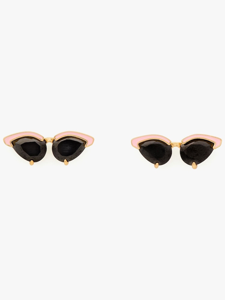 kate spade new york Pink Sunglass Stud Earrings - Image 1 of 3 kate spade new york Pink Sunglass Stud Earrings - Image 1 of 3