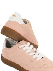 Dune London Pink Electrolite Slim Sole Lace-Up Trainers - Image 5 of 6
