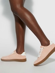 Dune London Pink Electrolite Slim Sole Lace-Up Trainers - Image 6 of 6