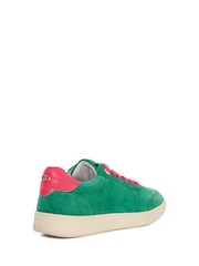 Dune London Green Electrolite Slim Sole Lace-Up Trainers - Image 3 of 5