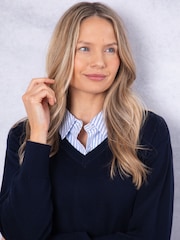Astrid Two in One Shirt 100% Cotton Jumper - Image 2 of 7