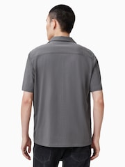 AllSaints Dark Grey Hudson Shirt - Image 5 of 6