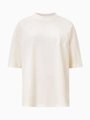Blanco - AllSaints 100% Organic Cotton Orlando Etta Crew Neck T-Shirt - Imagen 8 de 8