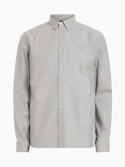 AllSaints Grey Haven Long Sleeve Shirt - Image 5 of 6